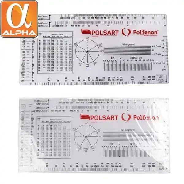 ALP Medical  High Quality Medical Hospital Use Plastic ECG Goniometer Ruler - Image 4