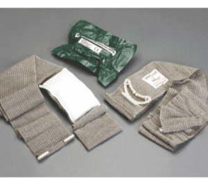 Green First Aid Bandage