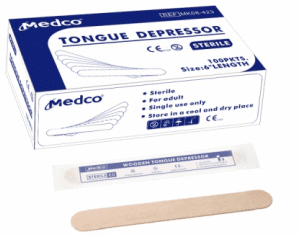 Sterile Wooden Tongue Depressor