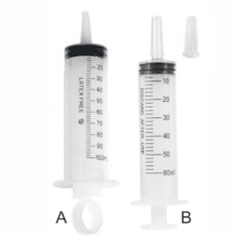 Irrigation Syringe With Catheter Tip