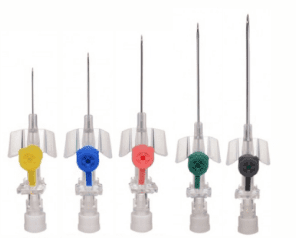 IV Cannula With Injection Port & Wings