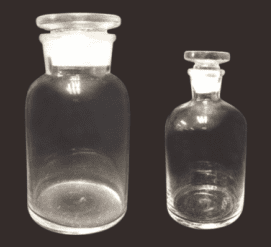 Reagent Bottles (Wide Mouth Clear Glass)